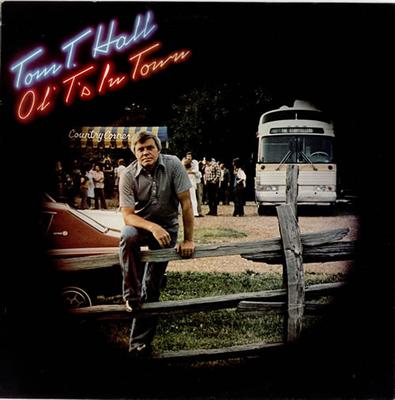LP deska TOM T. HALL - Ol' T's In Town PL13495 RCA Victor 1979 UK Folk Použité