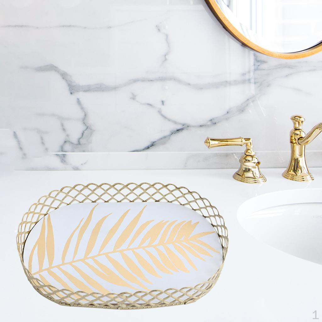 Creative Storage Tray Birthday Gifts Cosmetic Box Makeup Display Plate for Bedroom Home