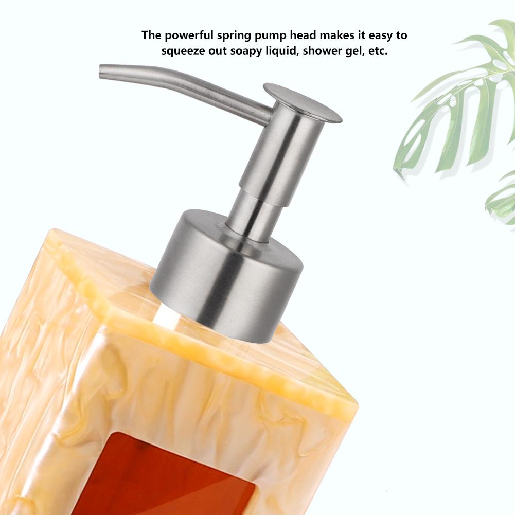 Household 304 Stainless Steel Shampoo Dispenser Nozzle Liquid Soap Pump Head Wash Bath Tool