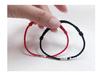Lucky Red and Black Rope Bracelets for Men and Women - Simple Couple Design