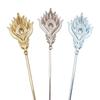 10 Pieces Alloy Phoenix Feather Welding 163*3.3Mm Iron Hair Stick Diy Jewelry Accessories