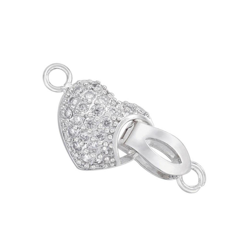 Versatile Jewelry Making Clasps Fashionable Gold Jewelry Clasp Set with Cubic Zirconia for DIY Jewelry Creations