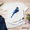Watercolour Blue Jay Bird Artistic Animal Painting Premium Unisex T-Shirt Mens Womens Tees Top