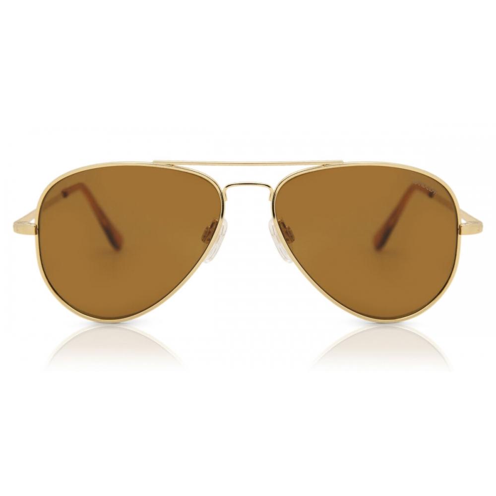 

Randolph Engineering Pilot Polarized Cr234 Men Sunglasses Gold/57