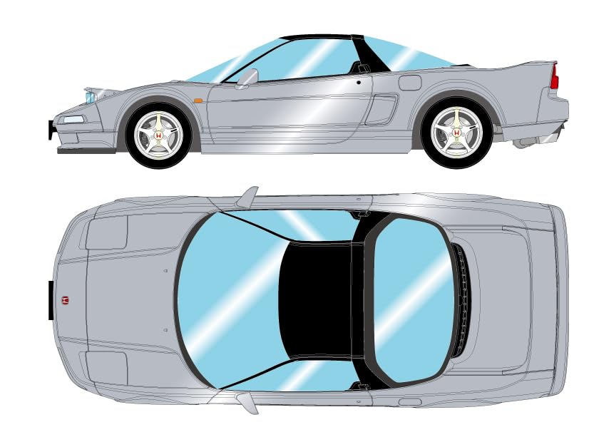 

Макияж EIDOLON Honda 1992 с открытым верхом Kaiser Silver Готовая модель 1/43 NSX-R (НА1) Фары, Металлик,