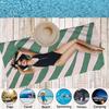1Pc Colorful Stripe Print Towel Sports Quick-Drying Super Absorbent Camping Towel Soft Lightweight Gym Swimming Yoga Beach Towel