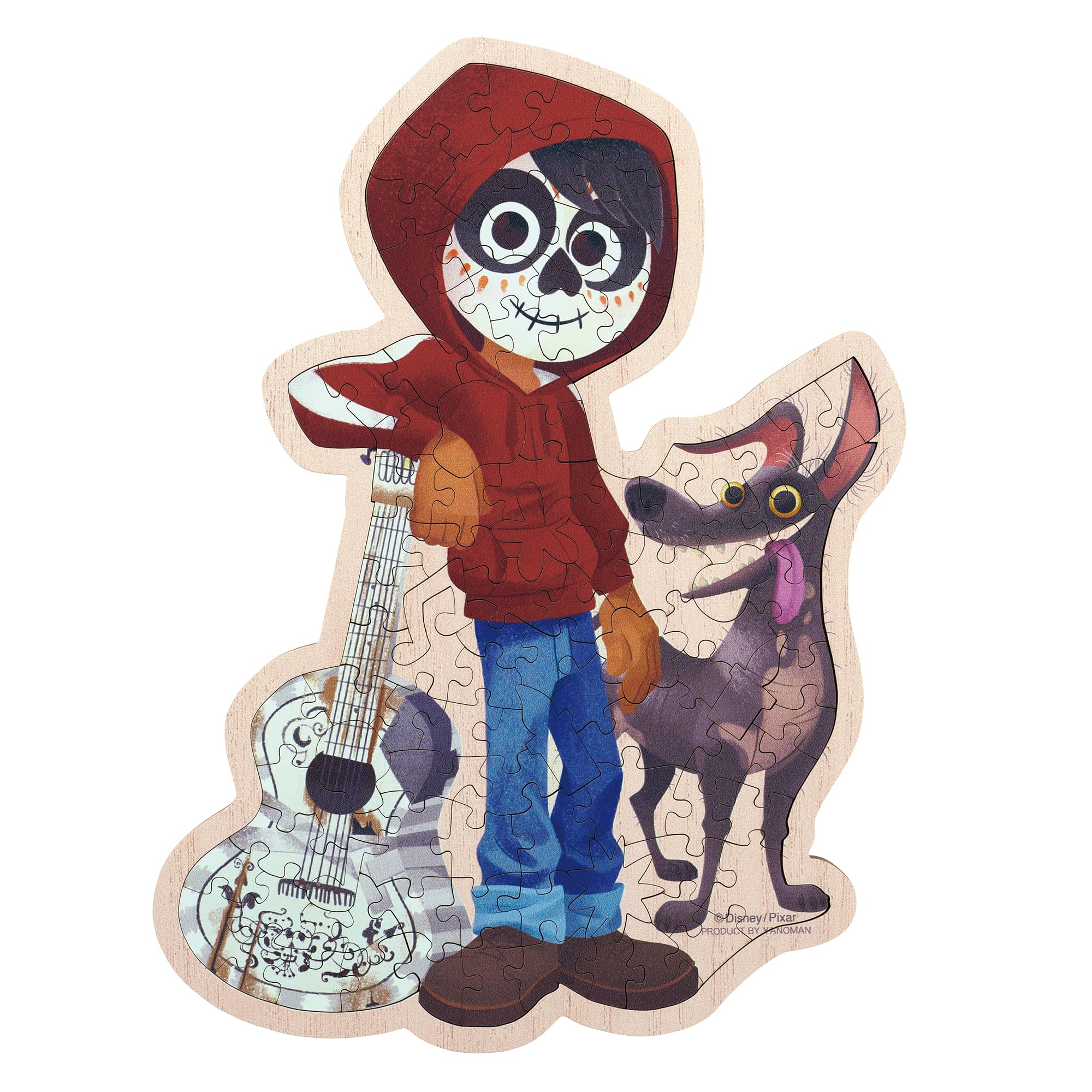 

Yanoman Jigsaw Woody Puzzle Rigmy Disney Miguel Includes Piece Request Instruction and Wooden Easel 104-Piece Puzzle, (19.7x26.4cm) 37-02, Postcard,