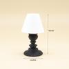 Retro Classical Mini Table Lamp Model Realistic Dollhouse Decor for Sand Table DIY Micro Landscape Props