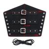 Men's Exaggerated Leather Wristband and Punk Cycling Arm Guard