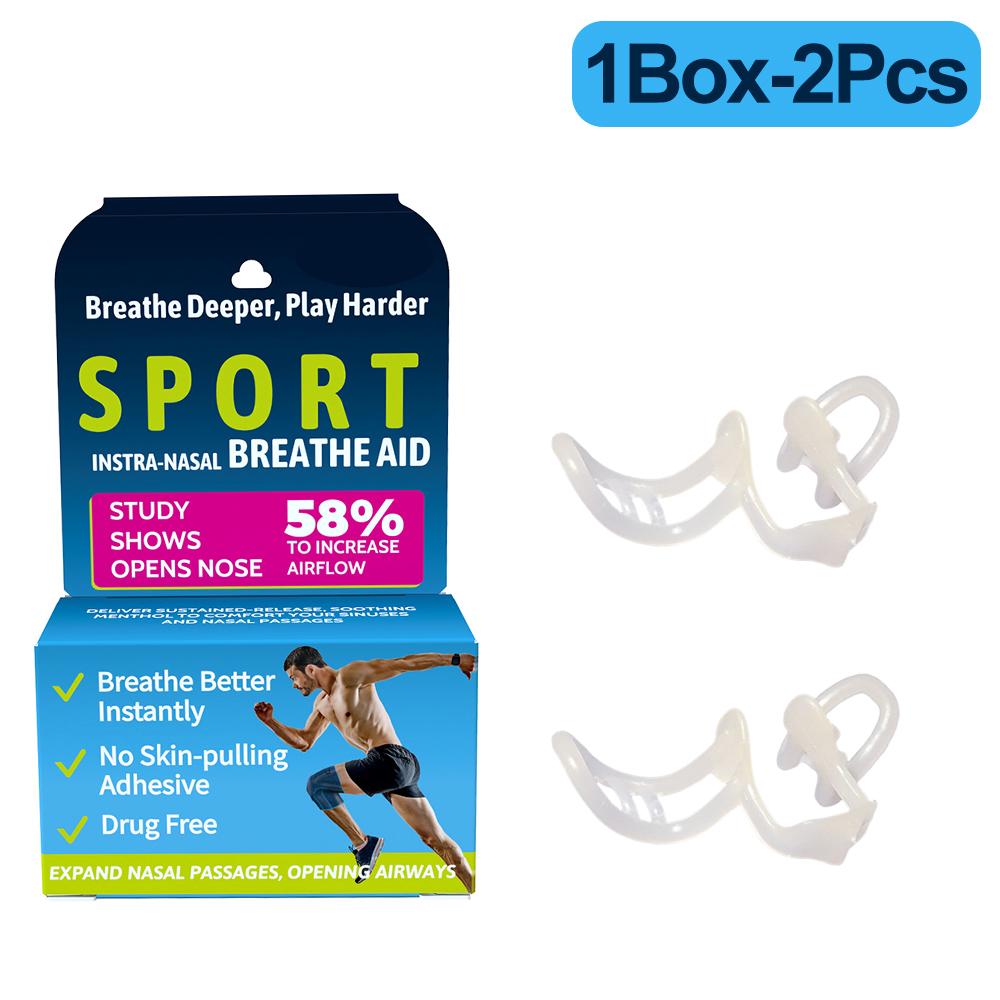 Anti-snorke nesedilator Stopp snorking Silikon neseklemme Sport Lett pust neseklemme Stopp snorking Hjelpemiddel Forbedre søvnen