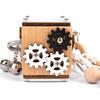 Busy Block Toy For Children, Educational Interactive  Wooden Toy