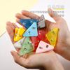 20Pcs Multicolor Geometric Desk Clips Creative Triangle Binder Clips for Books/Paper/Office Organizing Durable Shelf Stationery