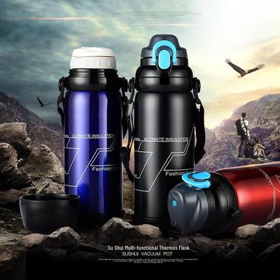 Stainless Steel Insulated Water Thermos - Large Capacity, Portable, Outdoor Use