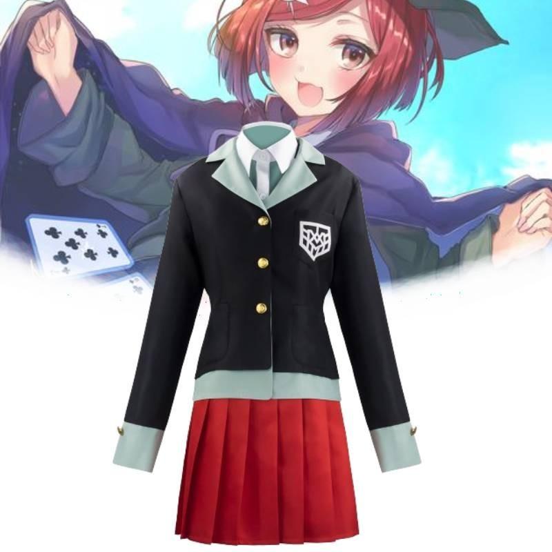 Danganronpa Yumeno Himiko Cosplay Set Fashion Simple College Girl Anime Party