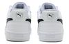 Puma Caven 2.0 Breathable Low Top Skateboard Shoes Unisex Black White 395016-03