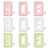 Cream Style Light Switch Cover Piping Texture Wall Plate Cover Decorative Wall Plate  Bedroom Decor