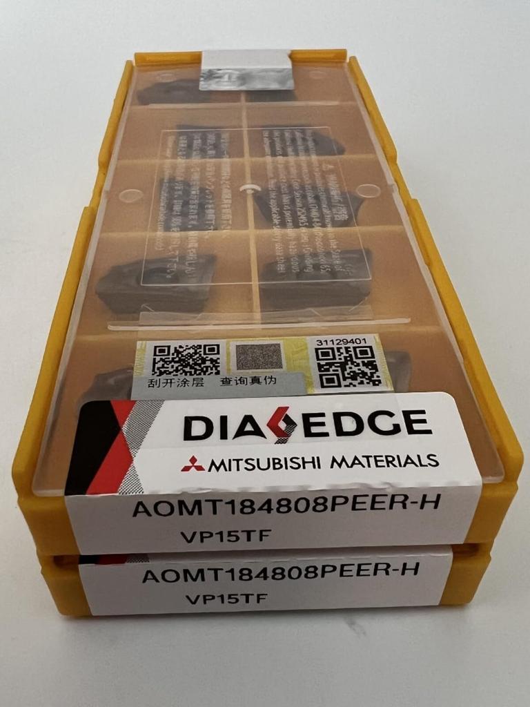 Original / AOMT184808PEER-H VP15TF /  Industrial indexable Carbide Inserts 10 Pcs