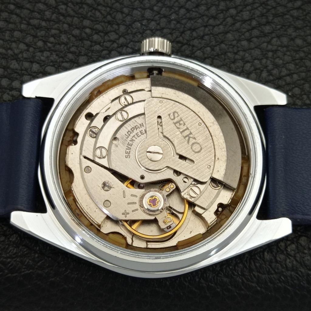 AUTOMATIC VINTAGE REFURBISHED SEIKO 5 6309A JAPAN MENS BLUE DIAL WATCH a441254-4 Sk-a441254