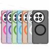 For OnePlus 13 Case Magsafe Wireless Charging Cover For OnePlus 13 5G Case Funda Shockproof Matte TPU Phone Cover For OnePlus 13