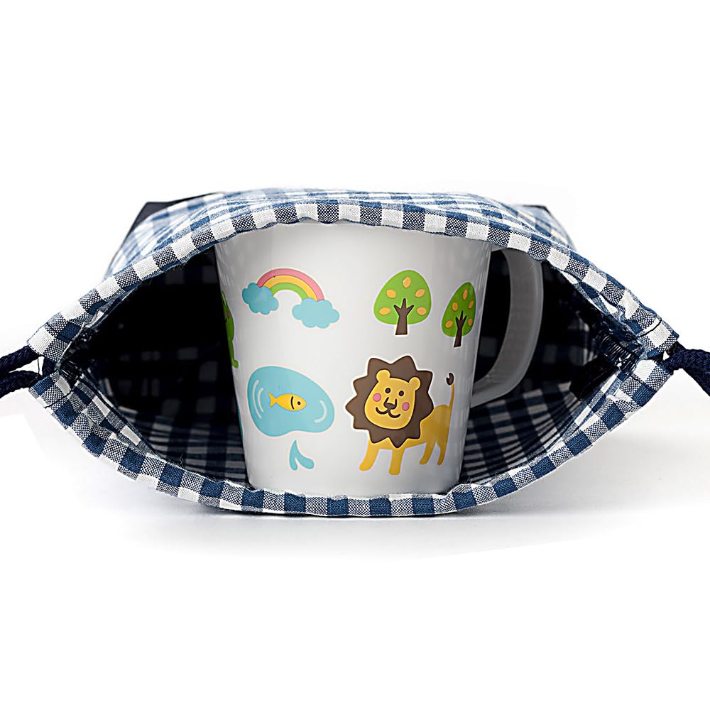 COLORFUL CANDY STYLE Small Drawstring Bags of with Different Perfect for Small and Tool Stylish Checkered Design for Boys and Product (Set 2)