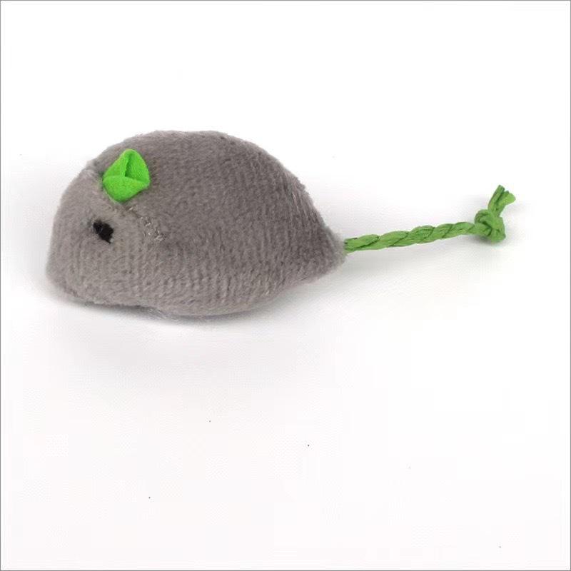 

Minty Plush Cat Toy: Interactive, Durable & Fun for Chewing, Clawing, and Self-Entertainment. Plush Mouse (12*3cm)