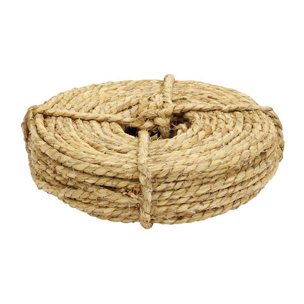 

Takasho Straw Rope, Large Roll, 3 Minutes, Approx. 92m, Small, Tree-Friendly Natural Material, Binding and Guiding