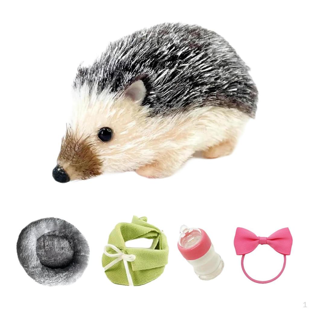 5'' Reborn Hedgehog Toy Baby Funny Lifelike Realistic Soft Silicone Cute Animal Doll