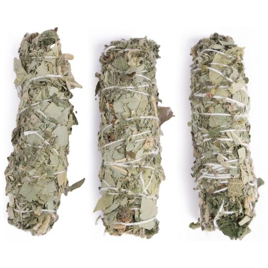 Bless-International Himalayan-Sage-Eucalyptus-Incense Premium-100%-Natural-and-Organic Handcrafted-4-Inches-Long