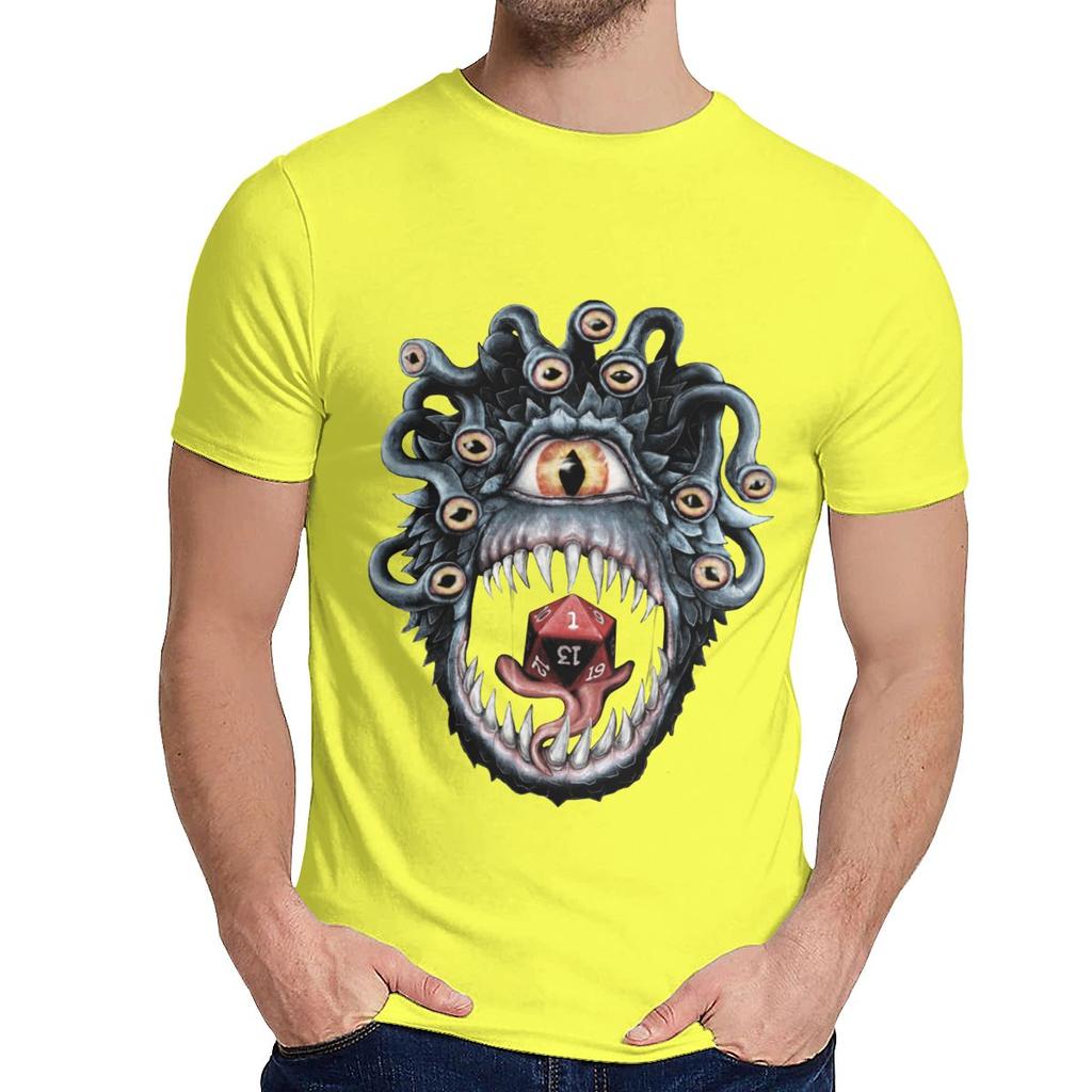 Unisex T Shirt In The Beholder D20 Men T Shirt Dice Critical Comfortable Sale