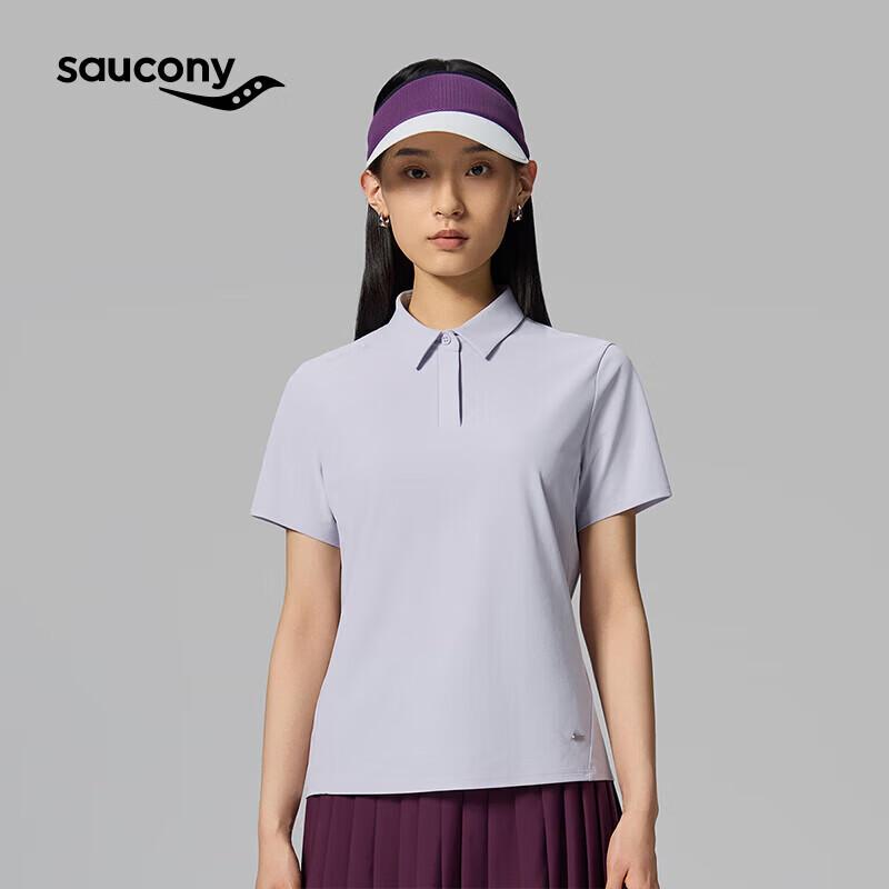Saucony Women s 2025 Lightweight Breathable Polo Shirt S