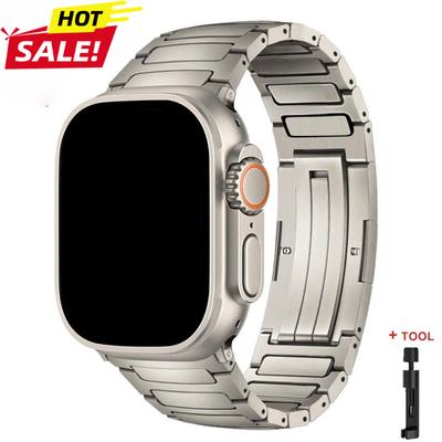 Titanium Strap For Apple Watch Ultra3 2 49mm 11 10 9 8 7 46mm 42mm 45mm 41mm Convenient Bracelet Wristband iWatch 6 5 4 SE 44mm