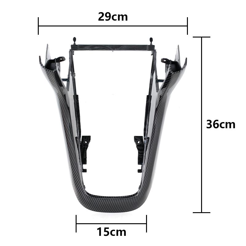5K0863680 For Volkswagen VW Golf MK6 2008 2009 2010-2013 Black/Carbon Fiber Car Center Console Gear Shift Knob Frame Accessories