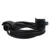 EV Charger Cable Type 1 Double Connector 32A 7.6KW 19.69ft Single Phase Electric Vehicle Charging Extension Cord