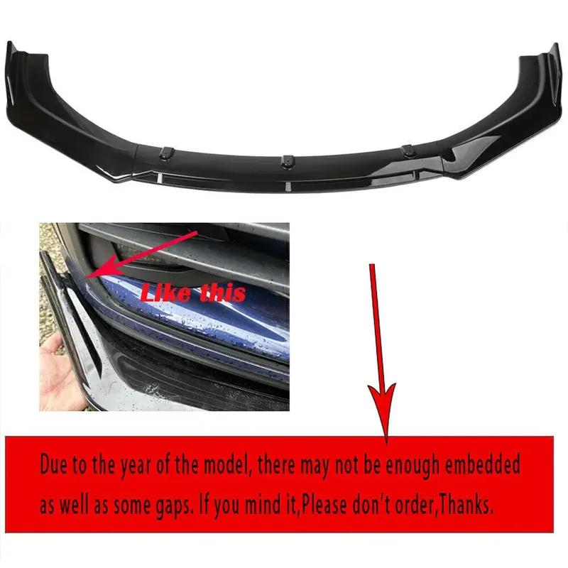 Per Lexus IS250 IS350 IS300 Spoiler Labbra Sdoppiatore Paraurti Anteriore Kit Carrozzeria Tuning Protezione Copertura Accessori Nero Lucido