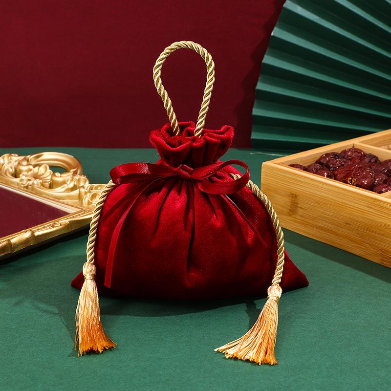 Elegant Wedding Candy Gift Handbag: High-End Handheld Sugar Box