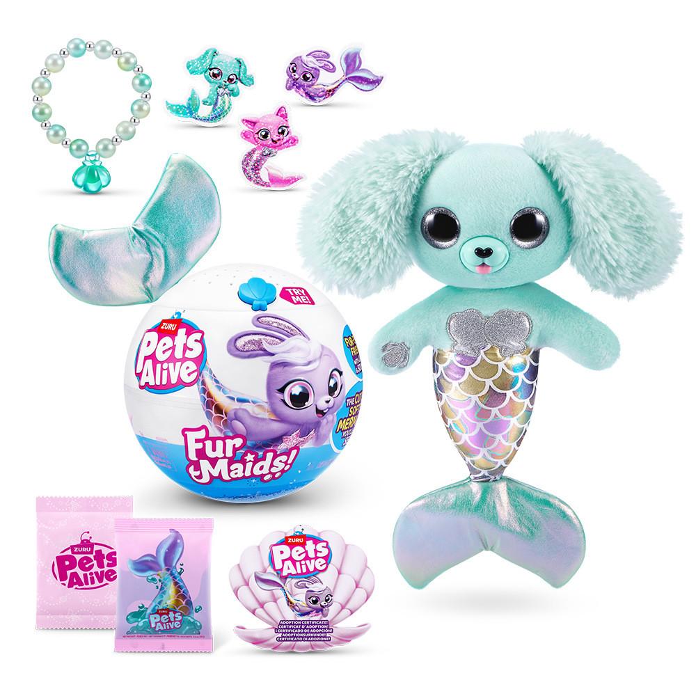 Pet Mermaid Plush Toy With Light And Sound For Kids