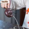 190ml Vintage Yixing Purple Clay Teapots Handmade Rong Tian Pot Raw Ore Purple Mud Kettle With Filter Zisha Tea Set For Tea Gift