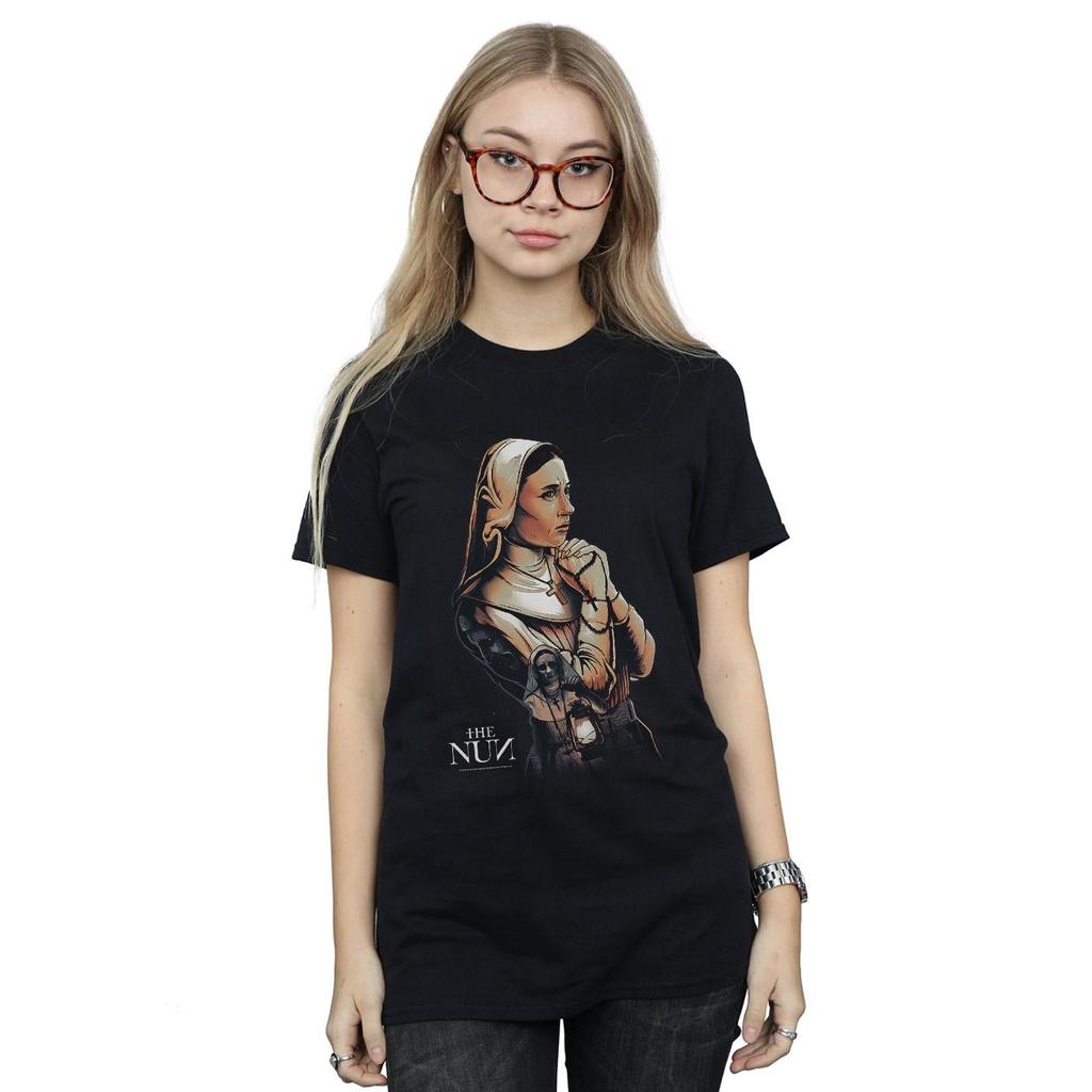The Nun Womens/Ladies Sister Irene Cotton Boyfriend T-Shirt