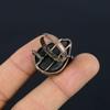 Abalone Shell Gemstone Copper Wire Wrapped Jewelry Ring For Her All Size