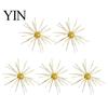Freshwater Fish Lures 5Pcs Bionic Sea Urchin Lure, 4cm/0.5g, 7cm/1.6g, 9cm/2.8g, 11cm/8.7g Floating Soft Baits Set Artificial Bait, Fuzzy Lure