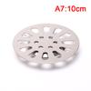 1Pc Stainless Steel Floor Drain Cover Overflow Round Anti-Clogging Shower Drain