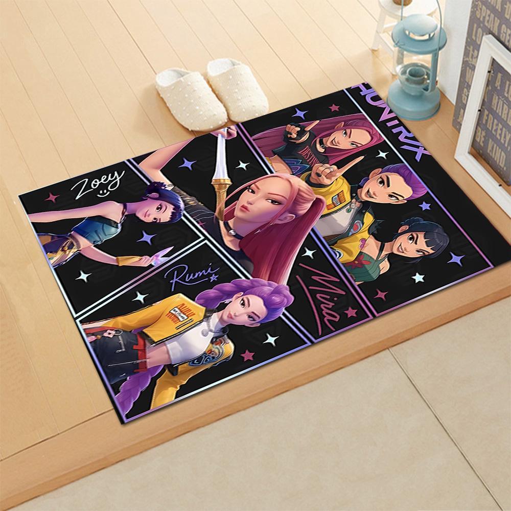 Huntress Heroes And Beast rug for living rooms, bedrooms, home décor, and as gifts.