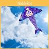 Weifang Hongyun Mermaid Kite Triangular Kite Machine Crafted Polyester Material 1.6m Ultraman [blue]