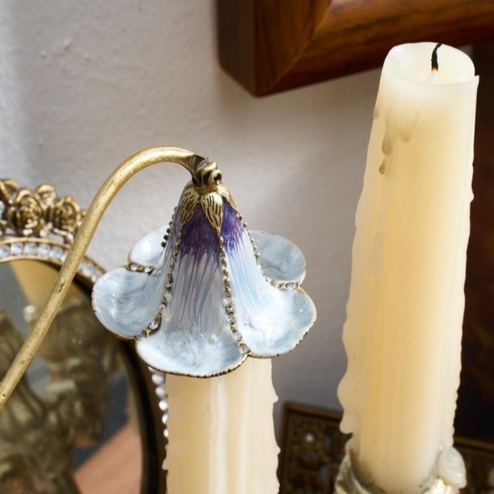 Vintage Kerzenlöscher Exquisiter Kerzen-Dochtlöscher Blumen-Kerzenlöscher Wohnzimmer