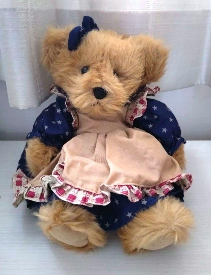 [USED] Vintage RUSS Teddy Bear "Amelia" with tag