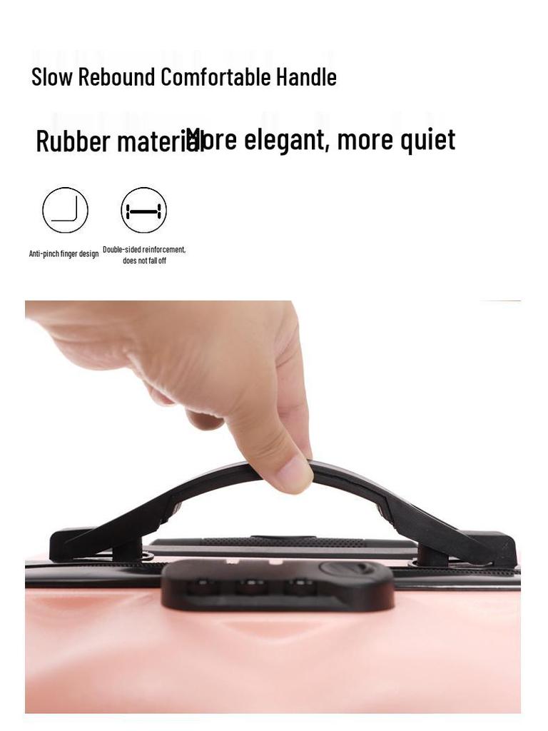 Children's Fashion Cartoon Trolley Case with Universal Wheels & Combination Lock