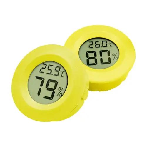 1pc Mini LCD Digital Thermometer & Hygrometer -50°C to +70°C Temperature & Humidity Meter for Fridge Freezer Testing