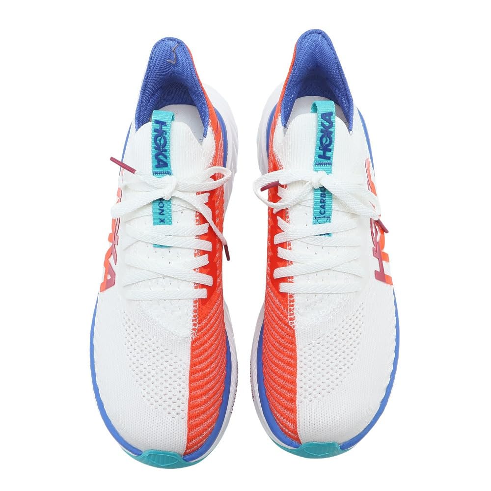 HOKA ONE ONE M CARBON X 3 HVIT/FLAMME 26.5CM