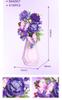 Compatible with LEGO Sunflower Building Block Vase: Handmade Bouquet Ornament & Girls' Gift Toy.