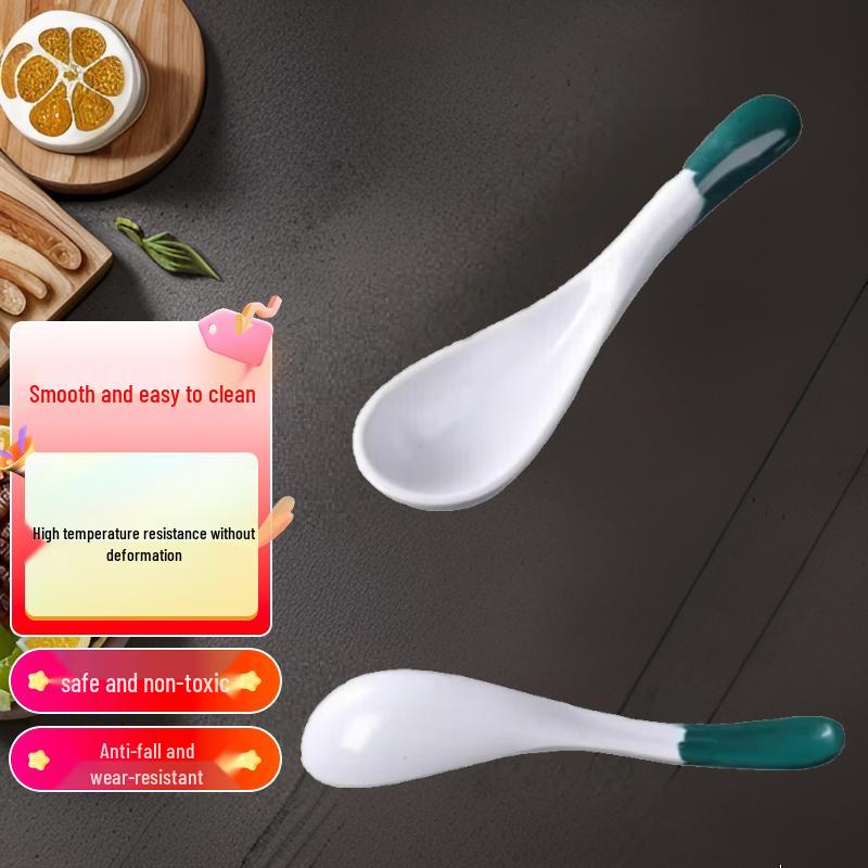 Taishun Melamine Two-Tone Soup Spoon